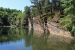 Lomy Štěnovice - zatopený lom na granodiorit 