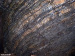 Chrustenická šachta - ukázka ordovického sedimentárního letenského souvrství - foto Pavel Bokr 2009