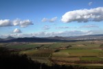 Hrad Hazmburk - pohled na České středohoří