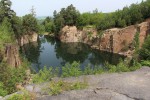 Lomy Štěnovice - zatopený lom na granodiorit štěnovického plutonu