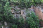 Lomy Štěnovice - bloková odlučnost granodioritu