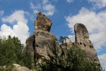 Hruboskalsko - pískovcové věže - cesta skalním městem