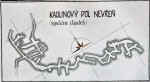 Kaolínový důl Nevřeň - mapka systému chodeb