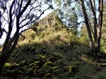 Homolka u Bečova nad Teplou - přívodní kužel bazanitu bývalého vulkánu, zvětralá suť na úpatí kužele