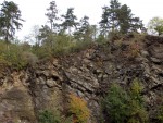 Lom Lištice - diabasy svatojanského vulkanického  centra - silur