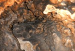 Svatý Jan pod Skalou - sladkovodní pěnovec - detail krasových jevů z jeskyně pod kostelem sv.Jana