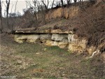 Lom Červené Pečky - celkový pohled na lokalitu v období vegetativního klidu - www.geology.cz/foto/13739