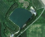 Ovčín u Radnic - foto Google Earth - letecký pohled na lokalitu