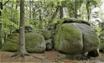 Skalní útvar - Ďáblova prdel - skupina erodovaných žulových skal