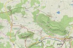 Zbraslavský vrch, Doubravický vrch - Kozelka, Chlumská hora - mapa zájmového území, www.mapy.cz