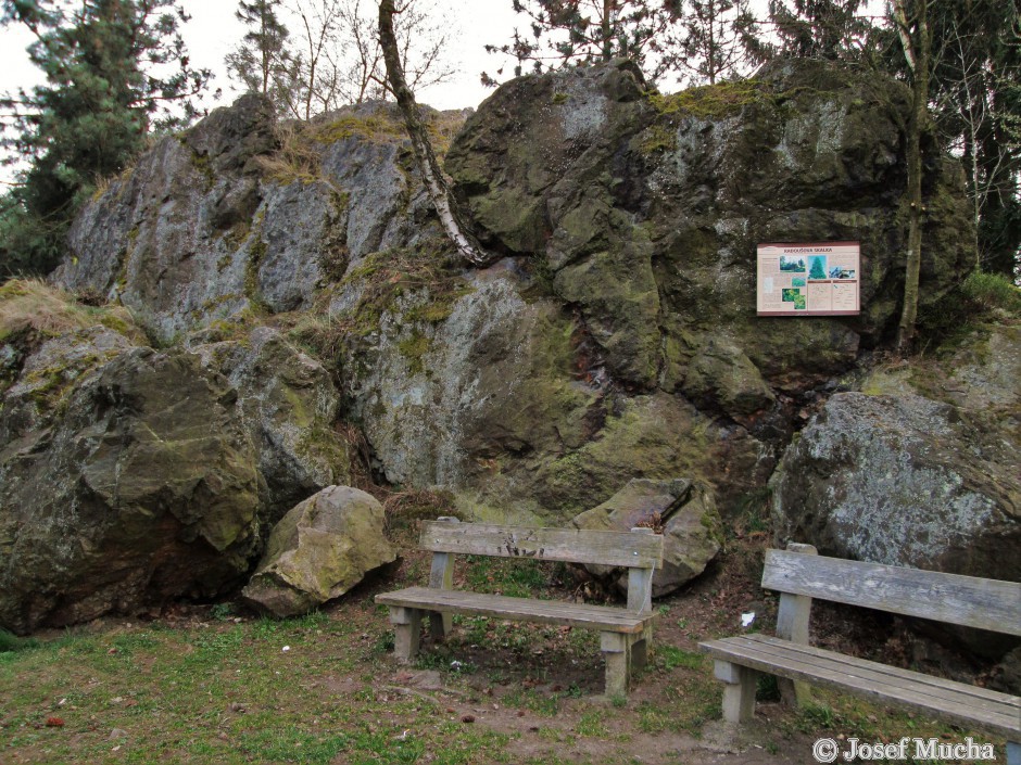 Radoušova skalka - Starý Plzenec - silicitový (buližníkový) hřbet