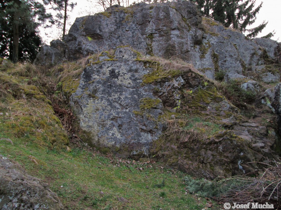 Radoušova skalka - Starý Plzenec - detail