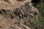 Lomy Štěnovice - zvětrávající granodiorit na ostrohranný písek