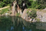 Lomy Štěnovice - zatopený lom na granodiorit