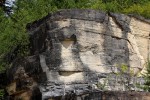 Lom U Devíti Křížů (Krákorka) - kaolinitické pískovce - stáří 210 mil.let