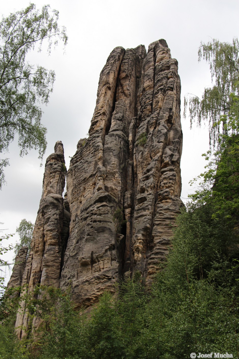 Prachovské skály - skalní město - pískovce turon - coniak