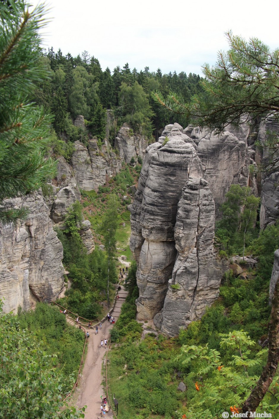 Prachovské skály - skalní město - pískovce