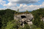 Hruboskalsko - pískovcové věže - pohled z vyhlídky