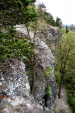 Kozelka u Manětína - skalní hrana stolové hory
