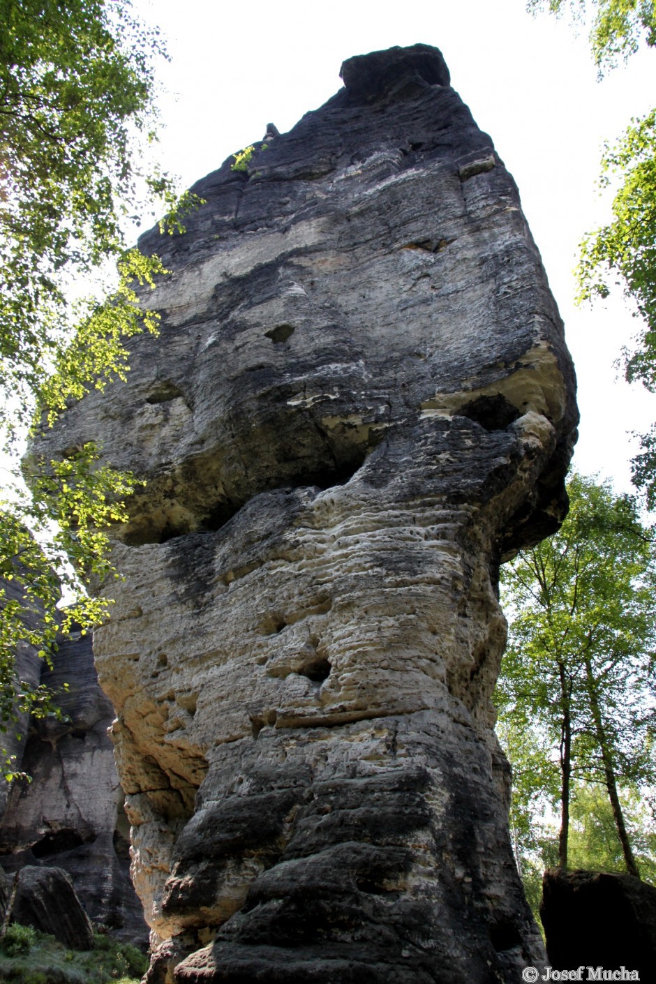 Tiské stěny - skalní město Tisá  