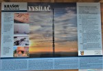 Největší sluneční hodiny na světě - informační tabule vysílače Krašov