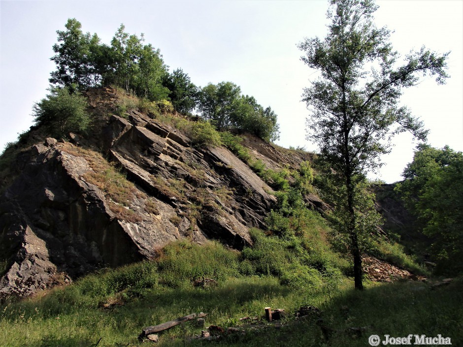 Lom Požáry - stratotyp - lochkovské souvrství - hranice siluru a devonu