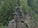 Svatošské skály u Doubí - granity karlovarského plutonu - balvanitá odlučnost 