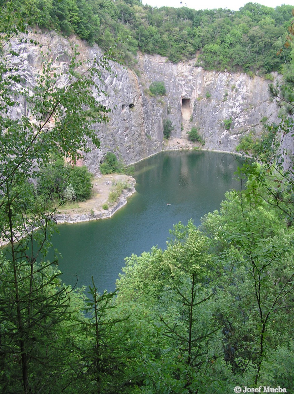 Malá Amerika - Zelené jezero - pohled od západu