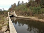 Lom Ejpovice - odvodňovací tunely - nový jez pro vodní elektrárnu