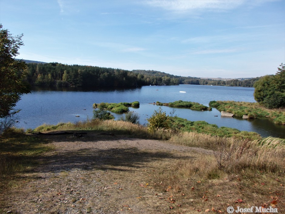 Lom Ejpovice - pohled na jezero