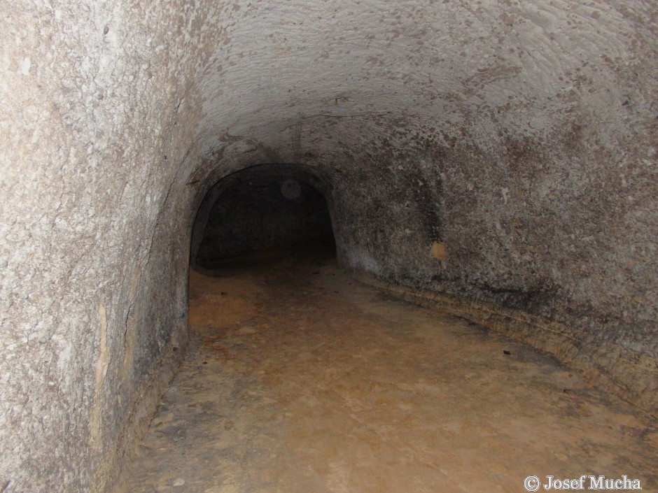 Kaolínový důl Nevřeň - chodby