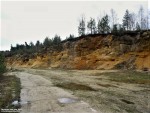 Sokolovská pánev - Starosedelské souvrství - celkový pohled na Pískovnu Erika - foto Pavel Bokr, www.geology.cz/foto/17021