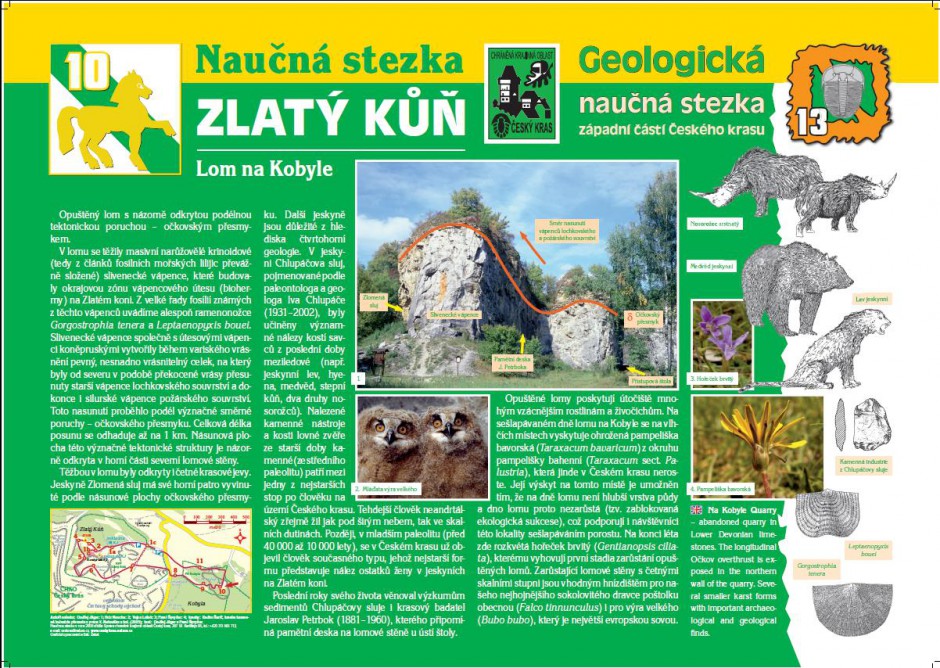 Lom Kobyla - naučná stezka